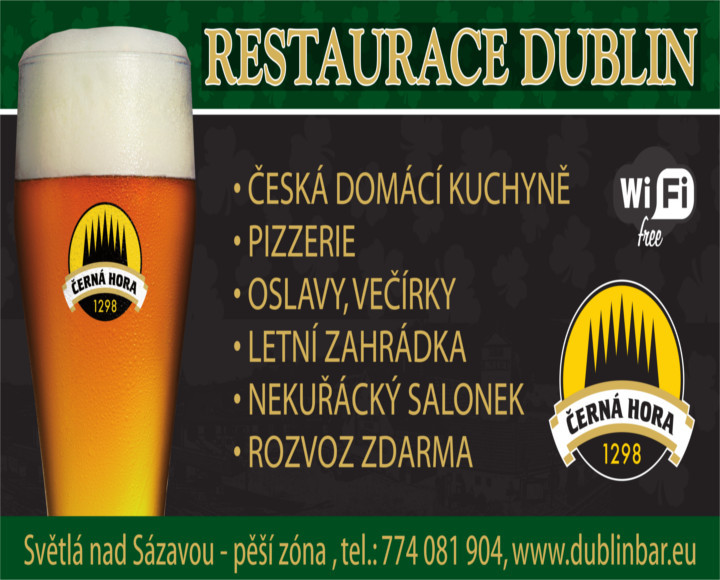 Dublin bar Světlá nad Sázavou Dublin bar Světlá nad Sázavou